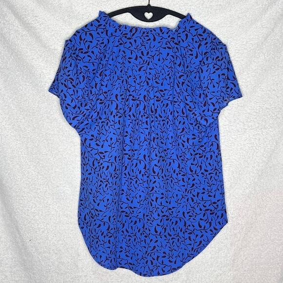 41Hawthorn (PS) Floral Print Split Neck Tulip Sleeve Blouse - Stitch Fix Top - Picture 9 of 10